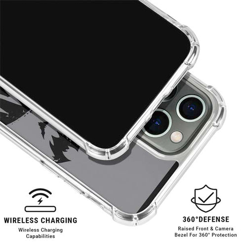 DC Comics Batman Silhouette Art iPhone 16 Pro Clear Case